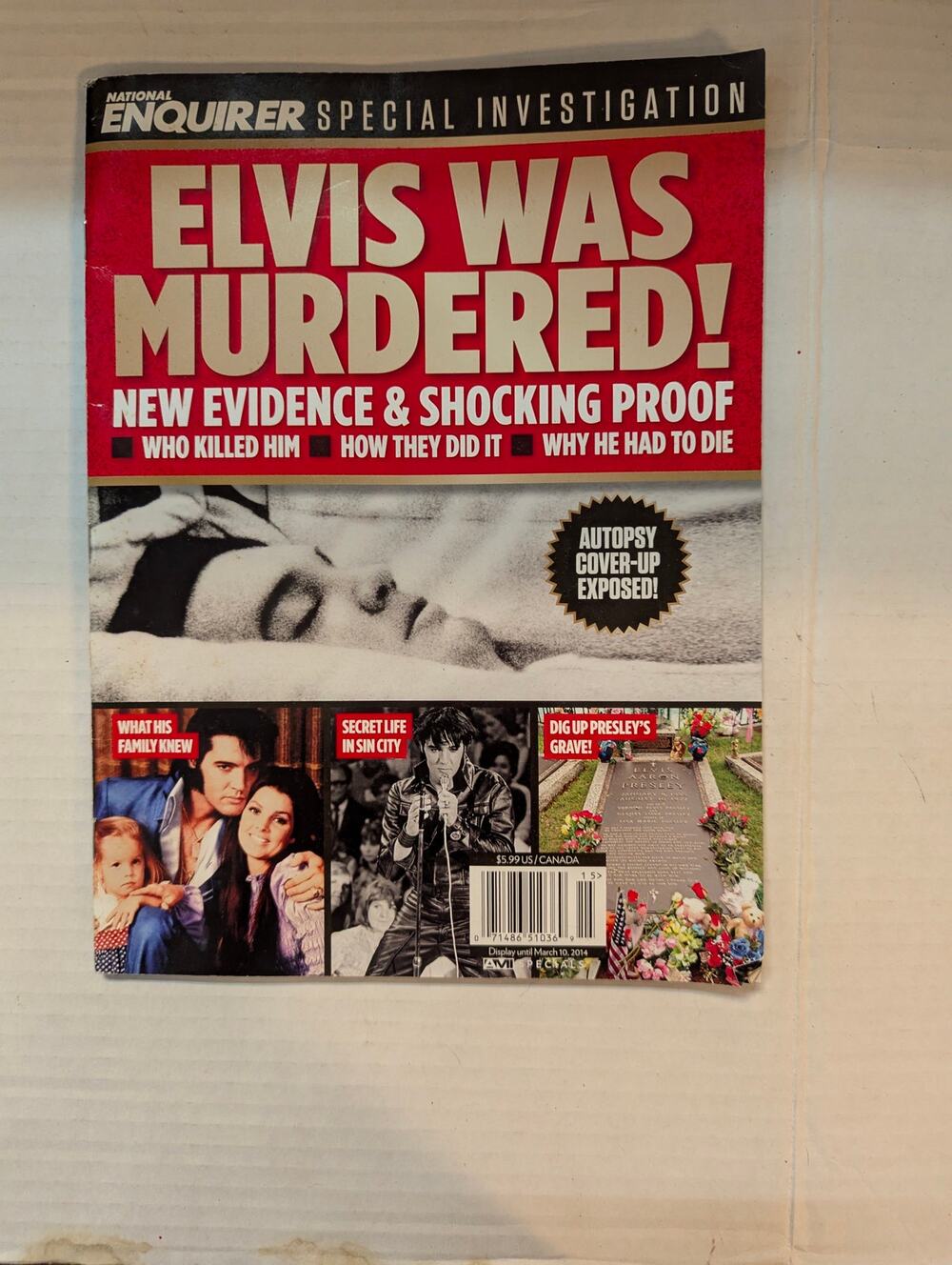 National Enquirer Elvis Presley Special Investigation Murder Evidence Magazine